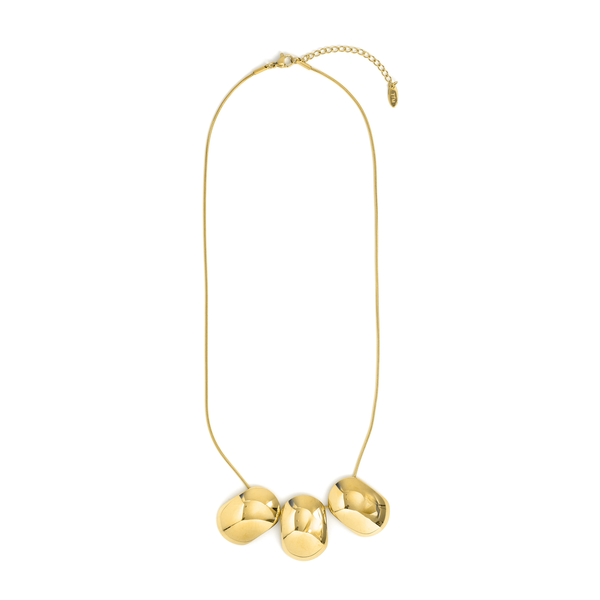 Collar Smoro acabado oro amarillo 18k