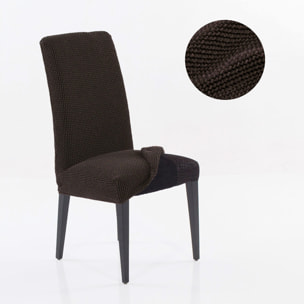 Funda Elástica para silla con RESPALDO pack2 unidades modelo HELENA
