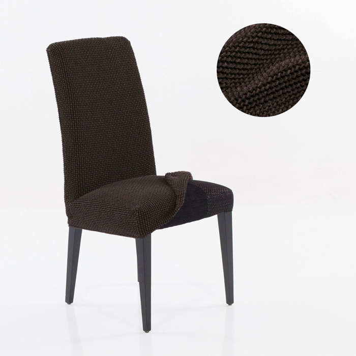 Funda Elástica para silla con RESPALDO pack2 unidades modelo HELENA