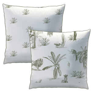 Parure de lit imprimée 100% coton, SAFARI