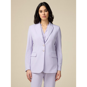 Oltre - Blazer con botones joya - Violeta