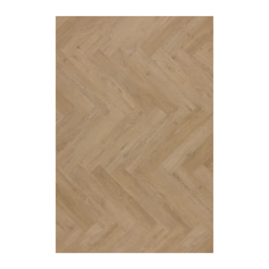 Zenn 30 Faro Revêtement de sol en vinyle clipsable et coussin insonorisant intégré, marron, 1,97 m2 (60002249)