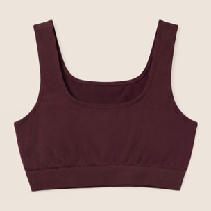 Top Sportivo Seamless con Fascia Sottoseno in costina
