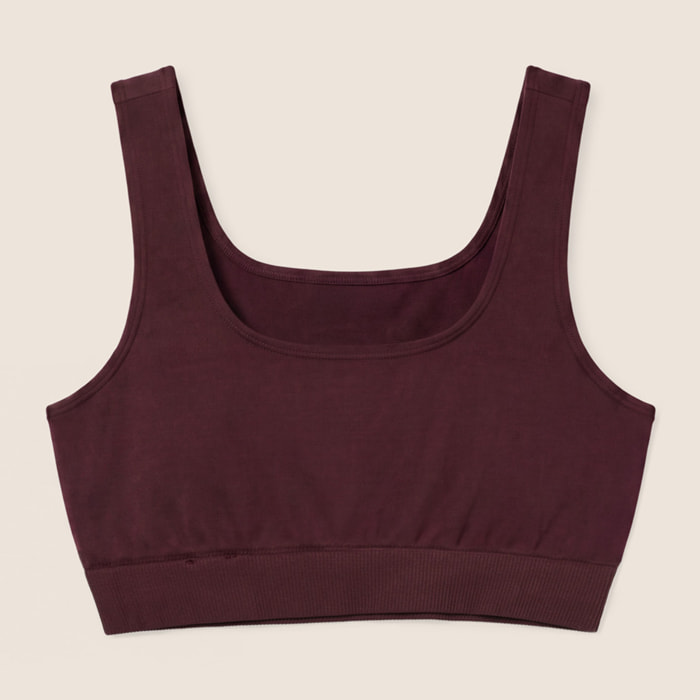 Top Sportivo Seamless con Fascia Sottoseno in costina