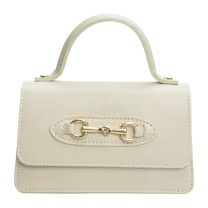 Borsa a spalla Anna Luchini Beige