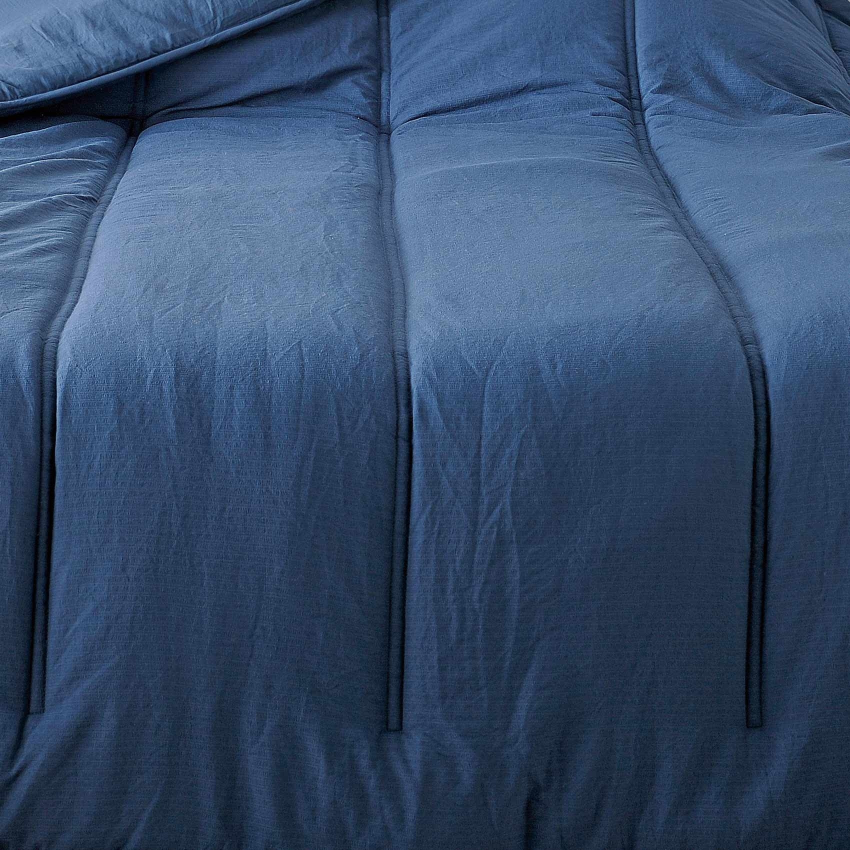 Jeté de lit uni - Bleu