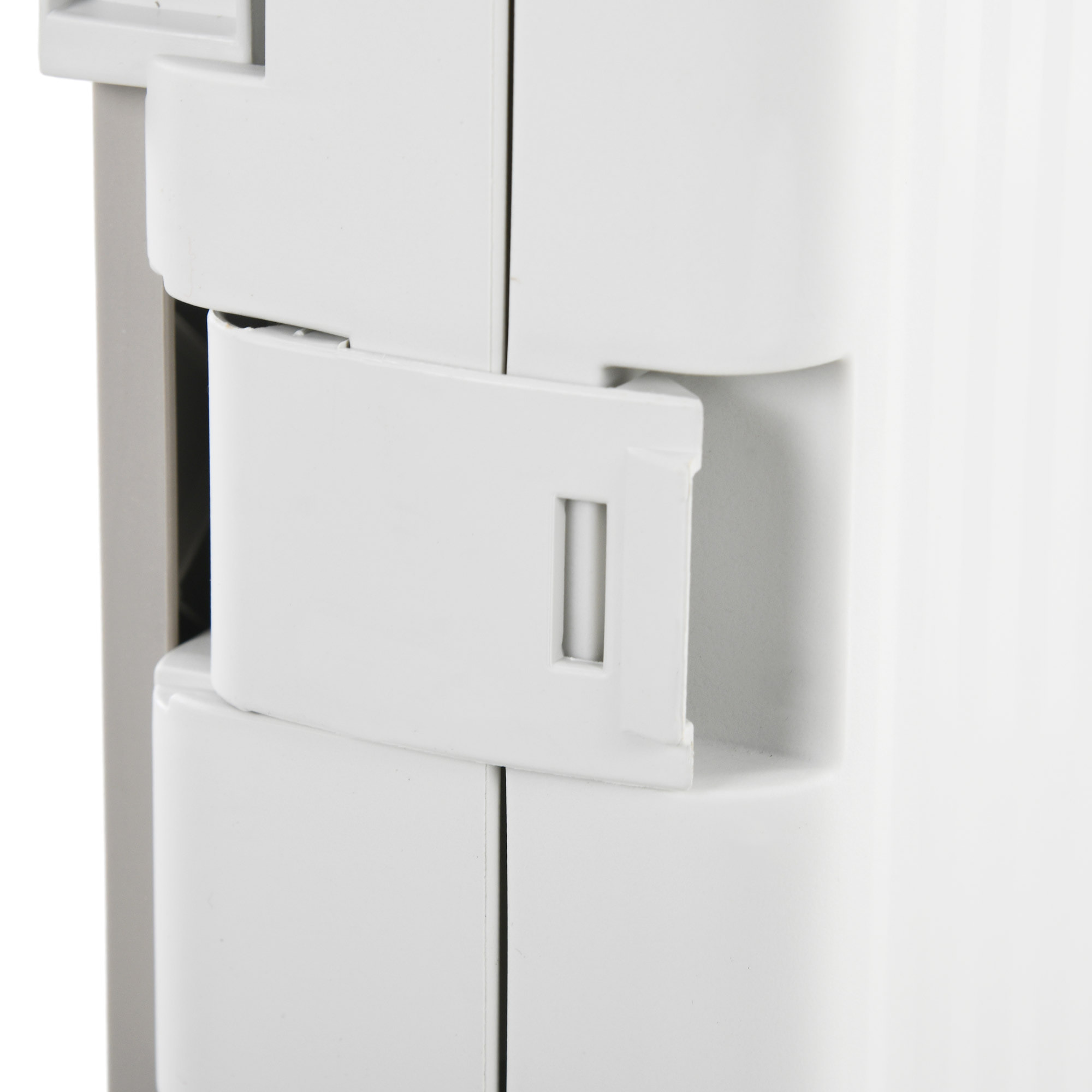 Carrito de la Compra Plegable Carrito para Supermercado con 2 Ruedas Longitud de Mango Ajustable Capacidad 32 Litros para Oficina Escuela Hogar 41,5x32,5x85 cm Blanco