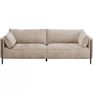 Canapé Victor 3 places beige Kare Design