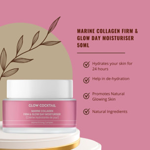 Hidratante De Día Reafirmante Y Luminoso Con Colágeno Marino, 50 ml