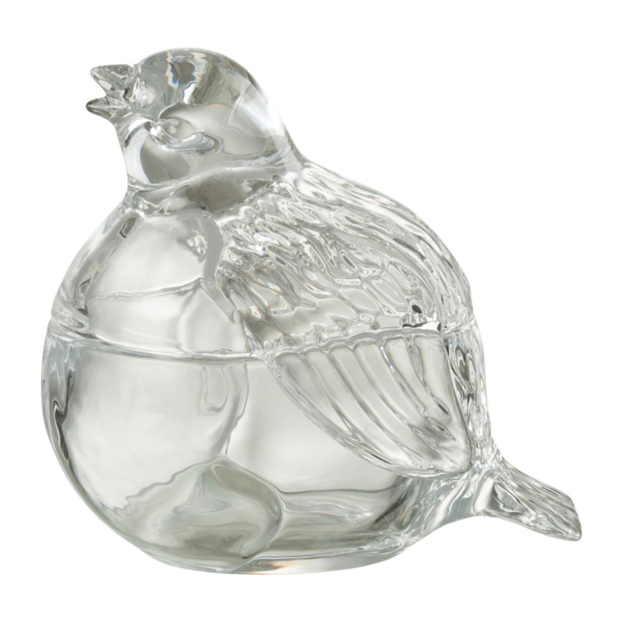 J-Line pot de conservation Colombe - verre - transparent