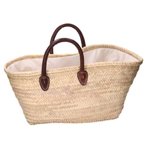 Borsa in paglia naturale set da 3 cm65x32h33/44