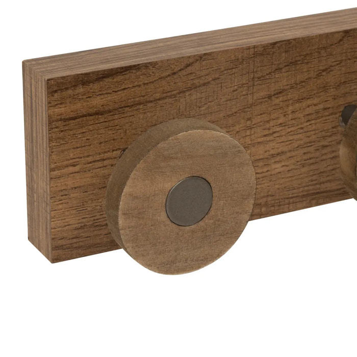 Patère 4 crochets Come en bois L 40cm