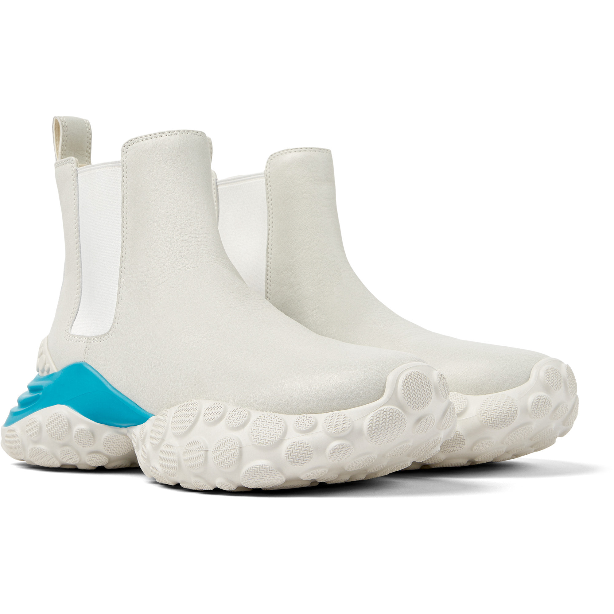 Botines - CAMPER Pelotas Mars - Blanco - Cuero liso