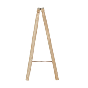 Échelle porte-serviettes en teck clair 3 niveaux H. 102 cm – RUBI