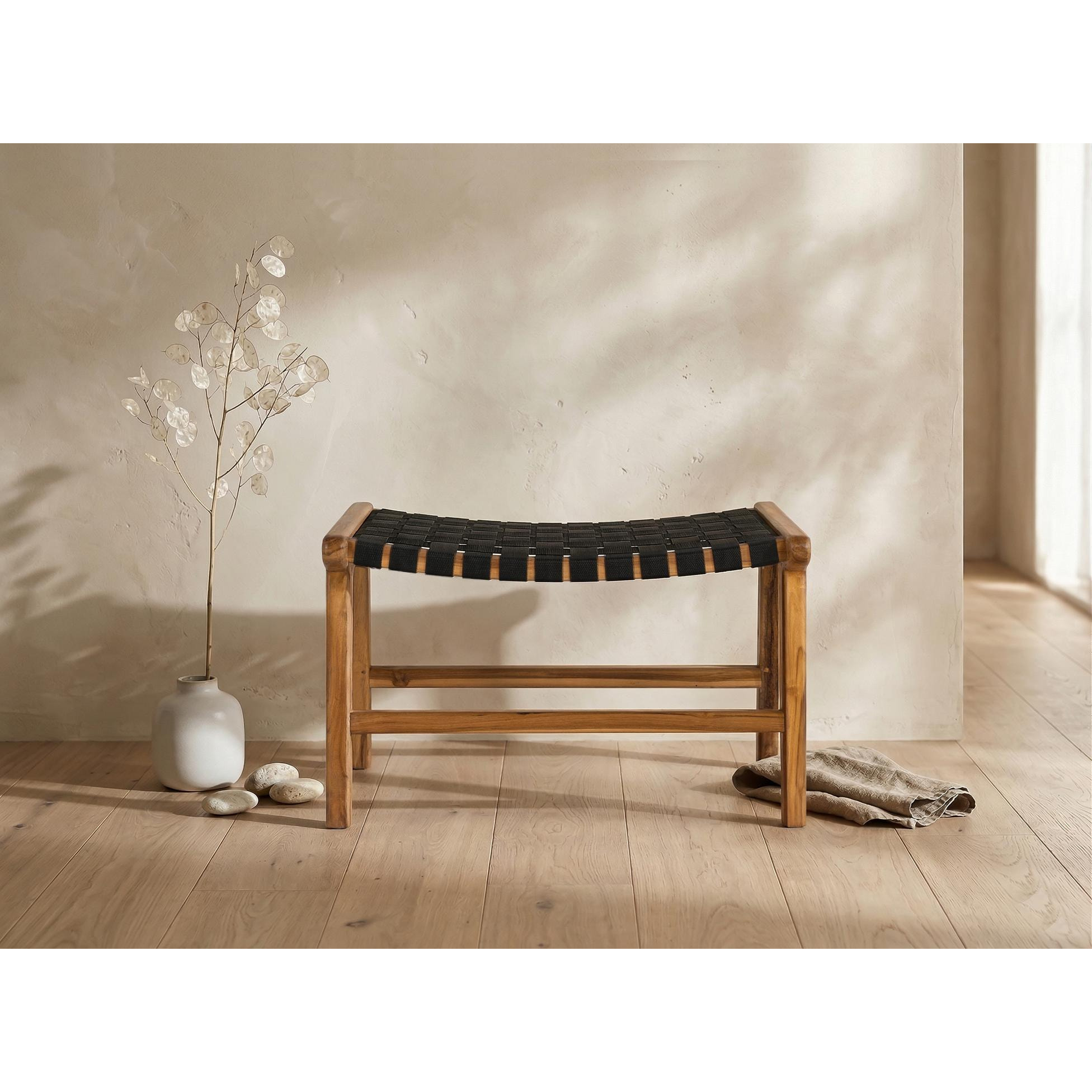 Banco de Mindi 65 Cm Estilo Escandinavo