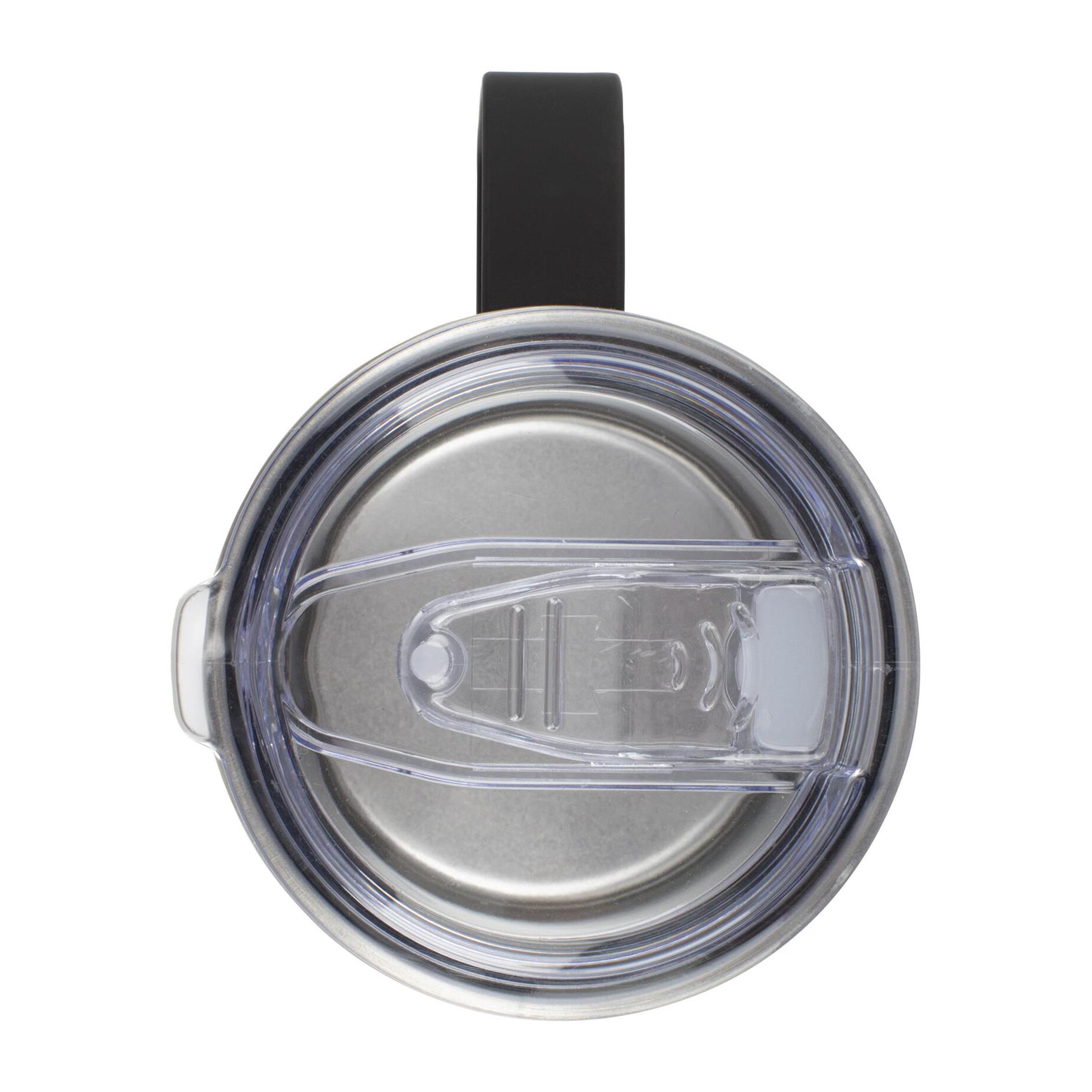 Taza de Viaje 350ml en Acero inoxidable Negro LOVERS Bergner