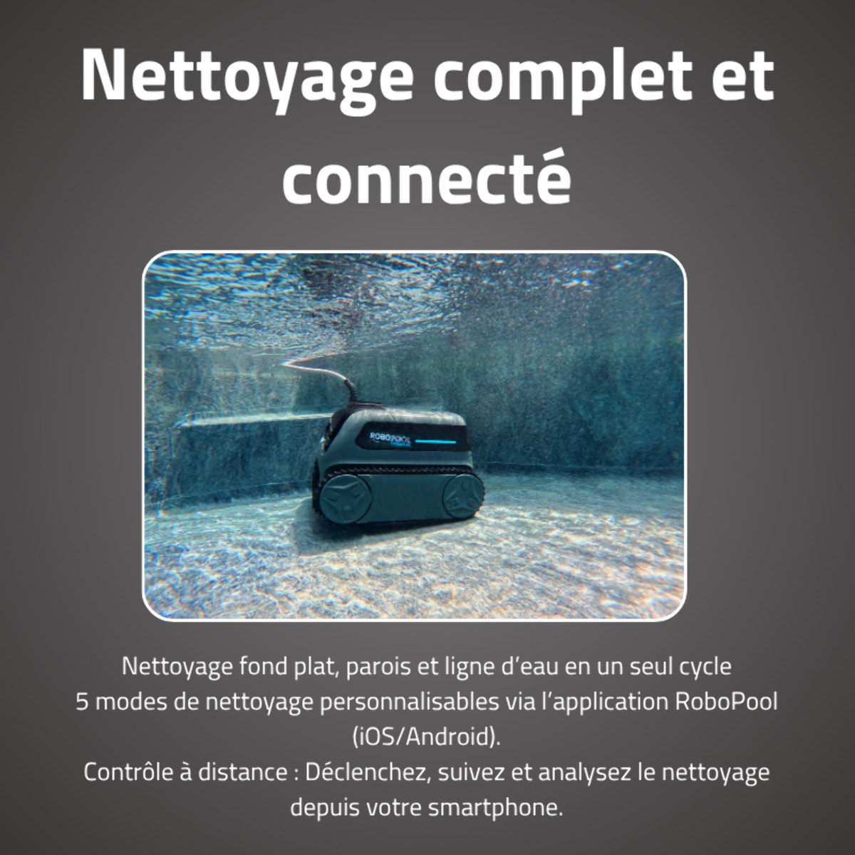 Bestway Robot piscine Titanium nettoyage fond et parois 50 m² max