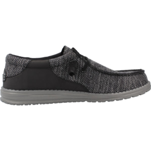 Informales Hombre de la marca HEY DUDE  modelo WALLY STITCH FLECKED Black