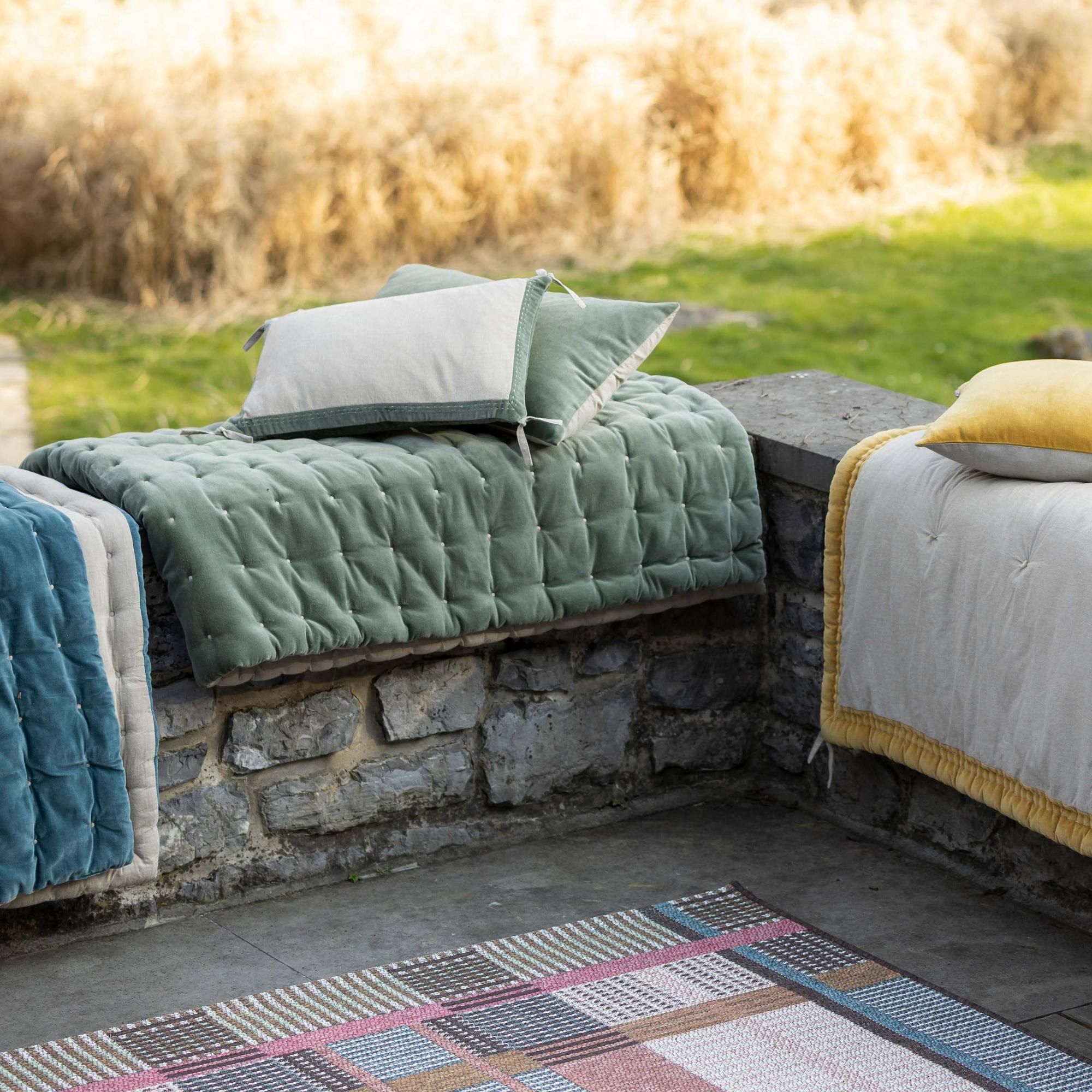 Coussin uni Elise