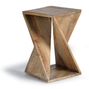 Taburete - madera de mango - 57x35x35cm