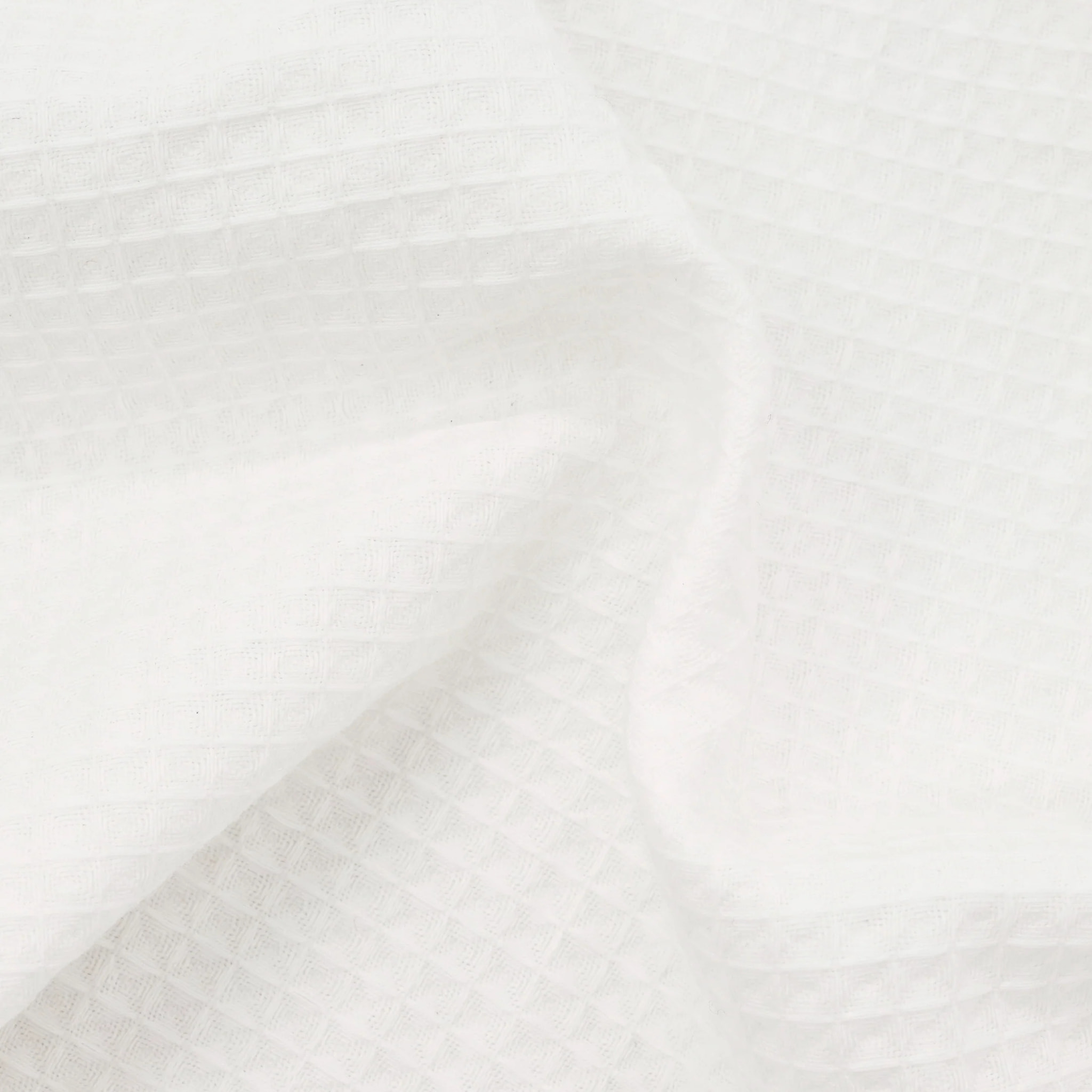 Serviettes Gaufrée 100 % coton Blanc chimique