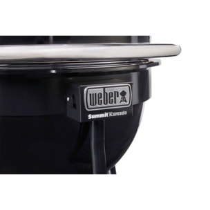 Kamado WEBER Summit E6 black sur pieds 61 cm