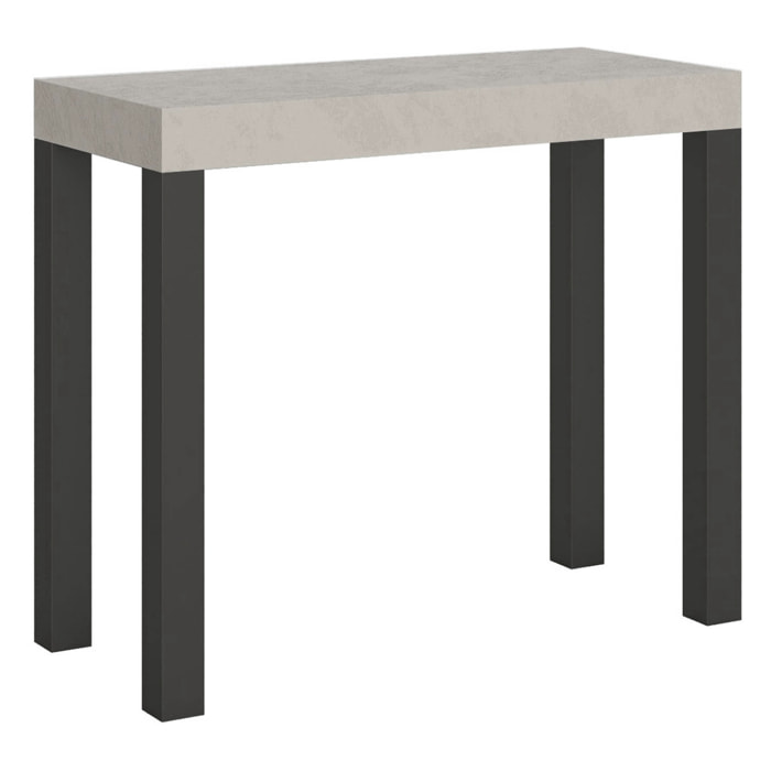 Consolle allungabile 90x40/300 cm Everyday Cashmere telaio Antracite