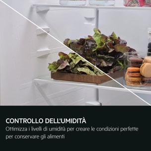 AEG Frigorífico combi de libre instalación Serie 6000 Gris de 201,7 cm ORC6M341CV