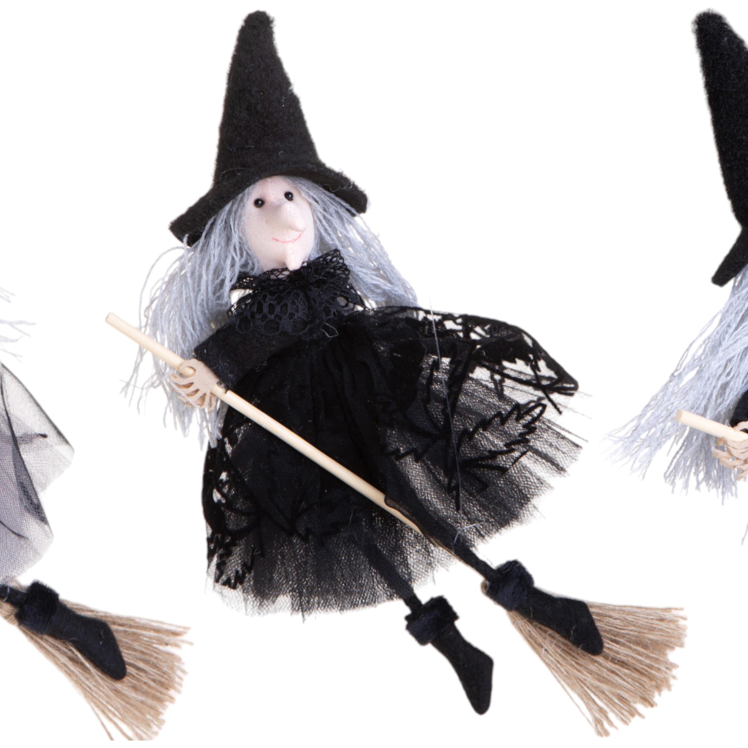 Befane con Scopa - Pezzi 3 - 10xH25x5cm - Bianchi Dino SpA