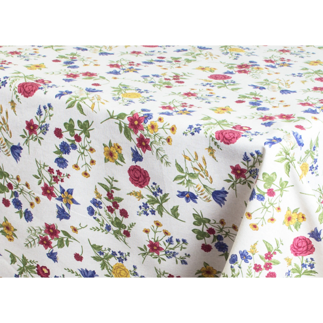 Tovaglia Cucina In 100% Cotone Made In Italy Disegno Mazzolino 140x140