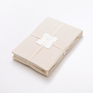 Sábana bajera, 100% algodón, 140gsm, color ocre scalpers home