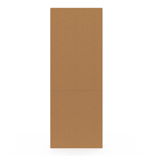 Etagère organique 6 compartiments blanche 160cm