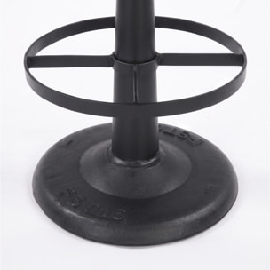Tabouret pour îlot central 65 cm en cuir de buffle marron - Lucien