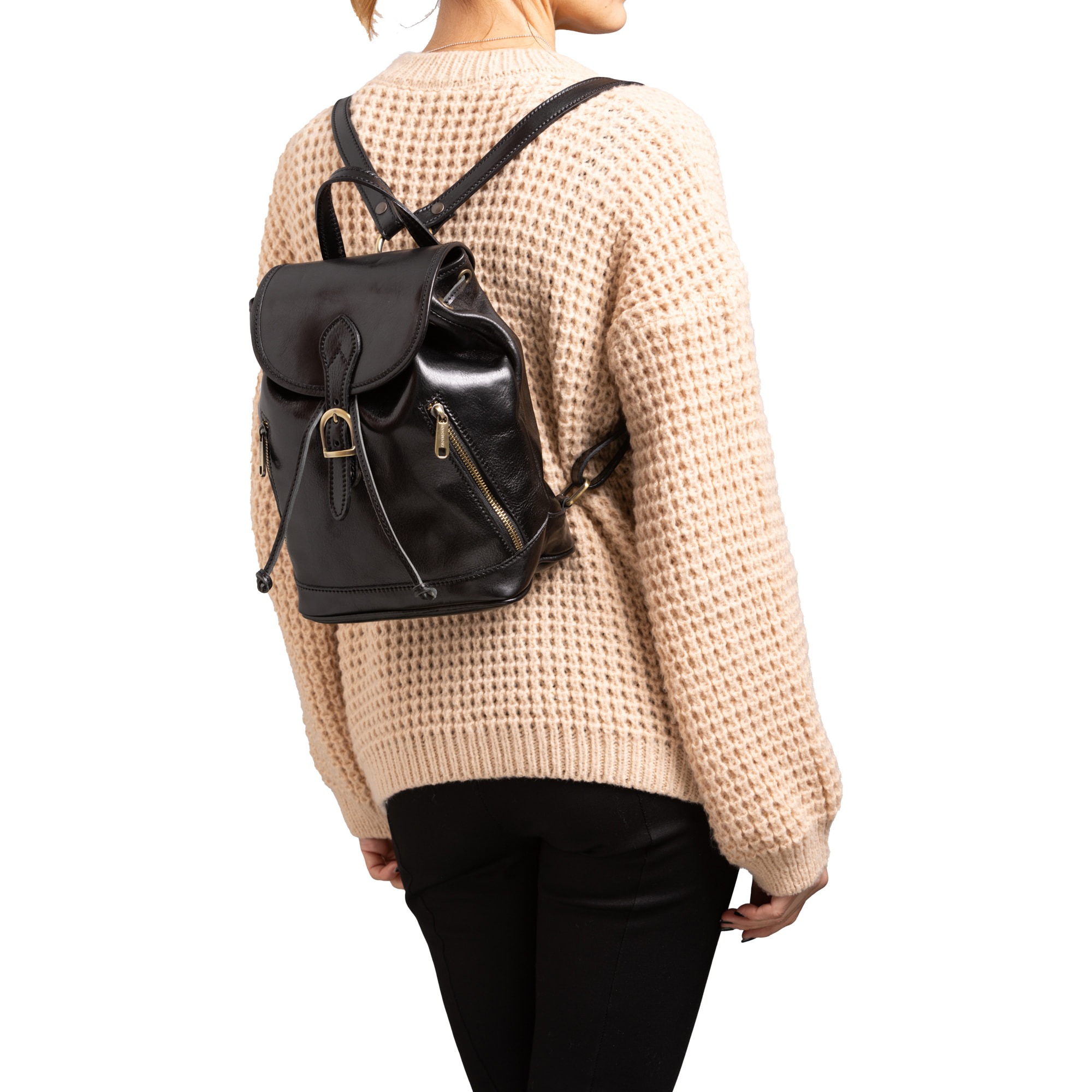 Borsa a spalla  da donna In Vera pelle Made in Italy 20x29x14 cm