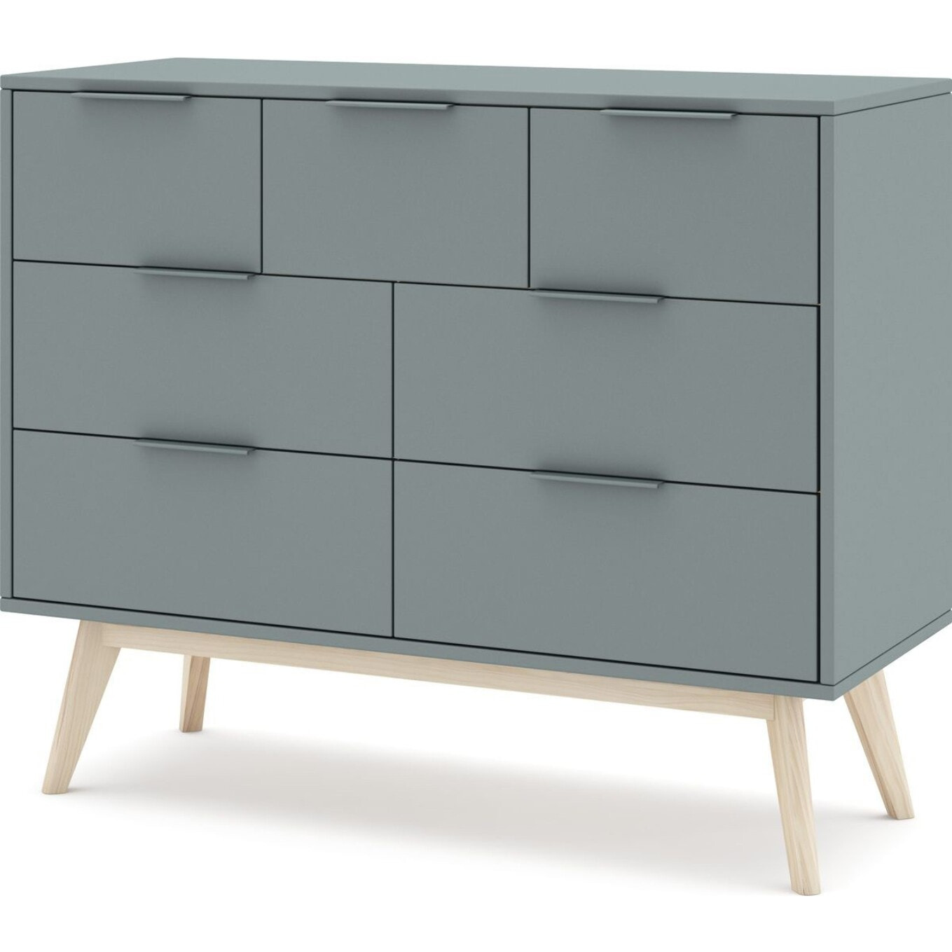 Commode 7 tiroirs en bois - PIERA