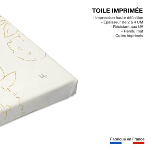 Tableau joyeux oiseaux tropicaux Toile imprimée