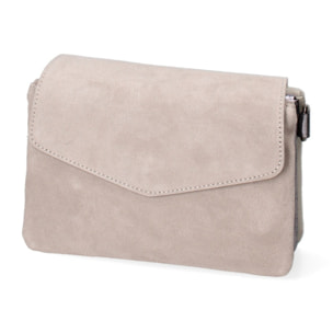 Borsa a tracolla donna - Modello Bassano - Vera pelle - 21.0 x 15.0 x 6.0 cm