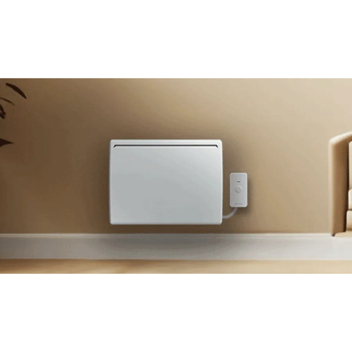 Radiateur électrique LCD céramique blanc 1000W UNO connecté