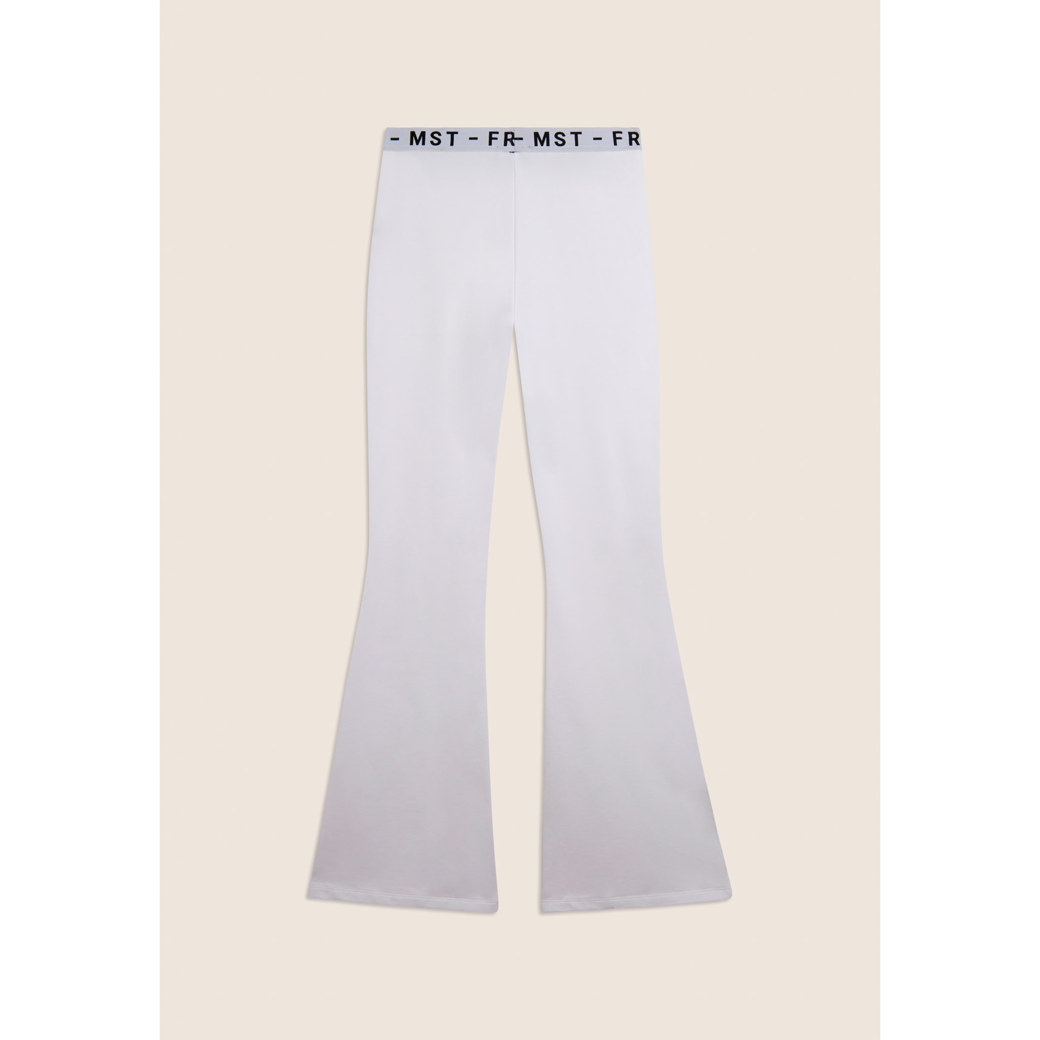 Pantaloni sportivi aderenti con fondo super flare