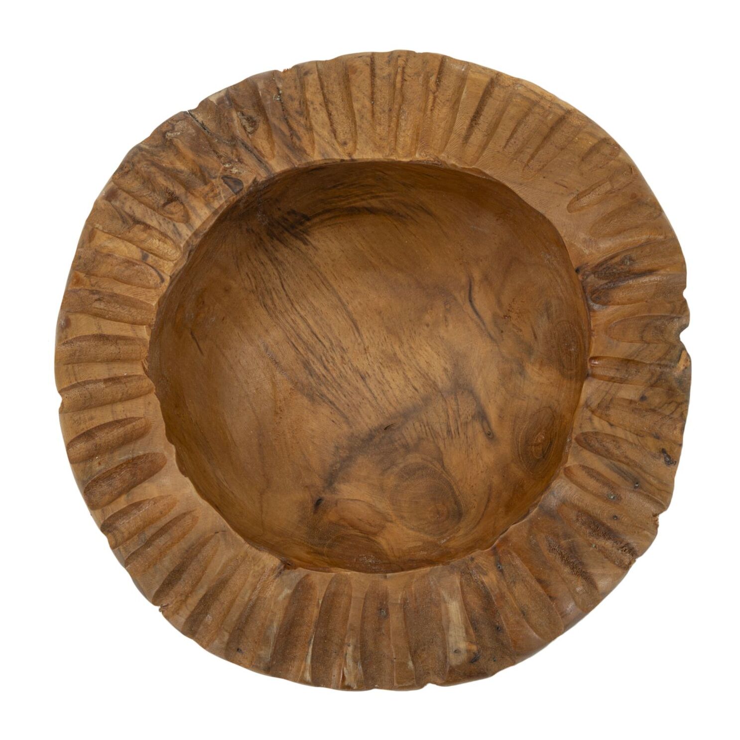 S/TASCHE GERIS IN TEAK RIC. CM Ø 19X8 (PEZZI UNICI - NON RIP. IN SERIE)