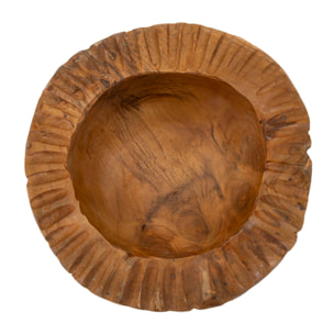 S/TASCHE GERIS IN TEAK RIC. CM Ø 19X8 (PEZZI UNICI - NON RIP. IN SERIE)