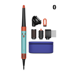 Multi-styler asciugacapelli Dyson Airwrap i.d.™ (capelli mossi e ricci) Acquamarina/Tangerine | Nuovo