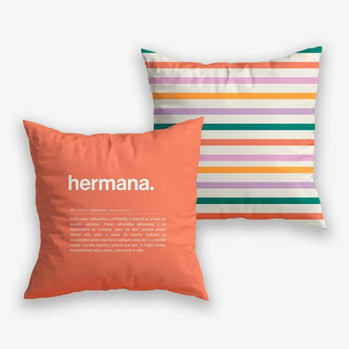 Funda de Cojín "La mejor hermana" Definición