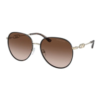 Michael Kors - lunettes de soleil - doré - Couleur des verres : marron - indice solaire : cat. 2
