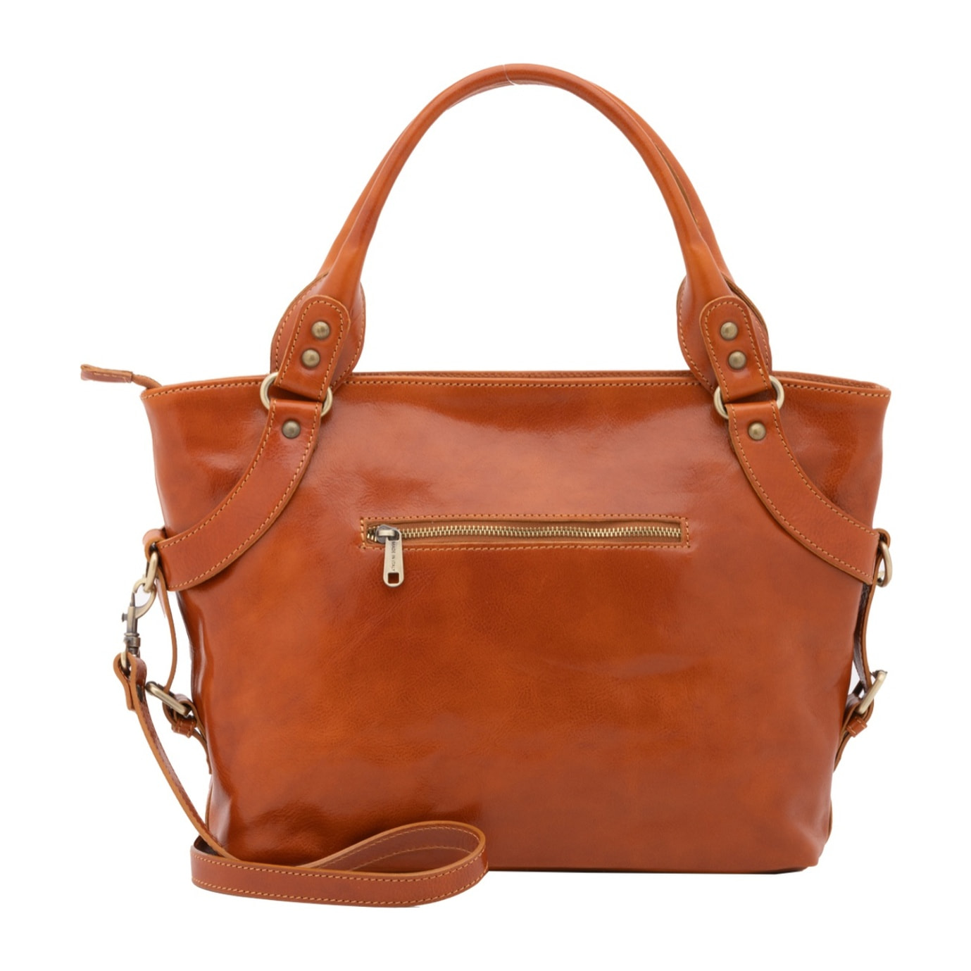 Borsa a mano da donna - Modello False - 100% pelle - 43.0 x 28.0 x 12.0 cm