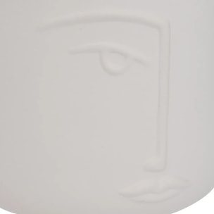 Cache-pot Pam Visage 16x16x17cm