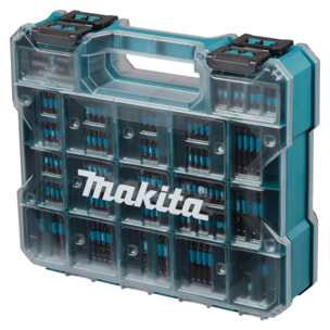 Coffret d'embouts 100 pcs + compartiments de rangement - MAKITA - E-24826