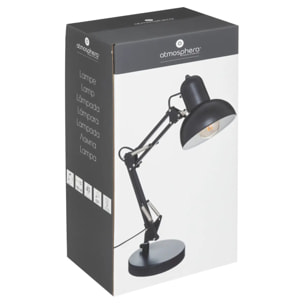 Lampe "Bren" métal noir H56cm