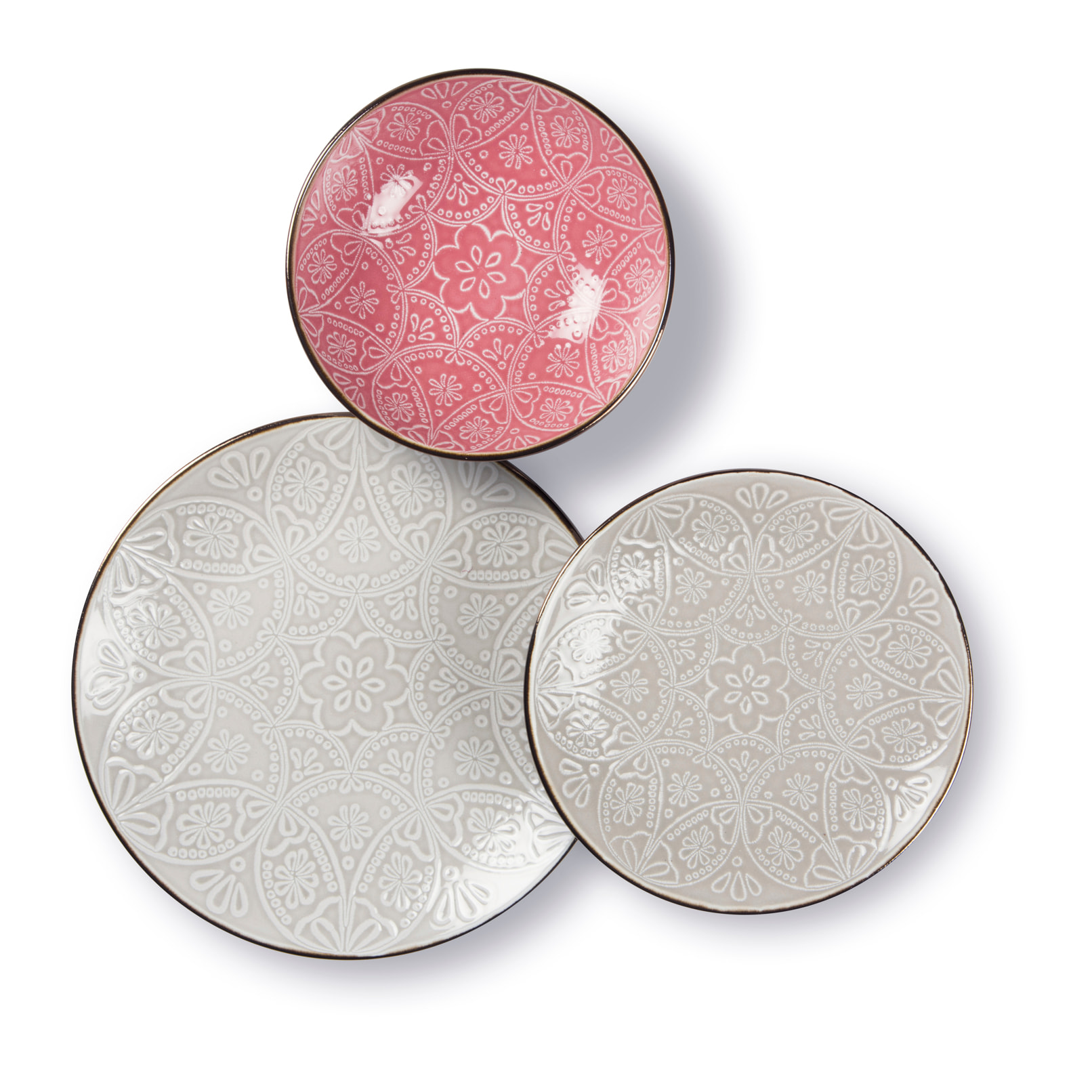 Service de table 18 pièces Excelsa – Versailles Grigio, Grès Multicolore