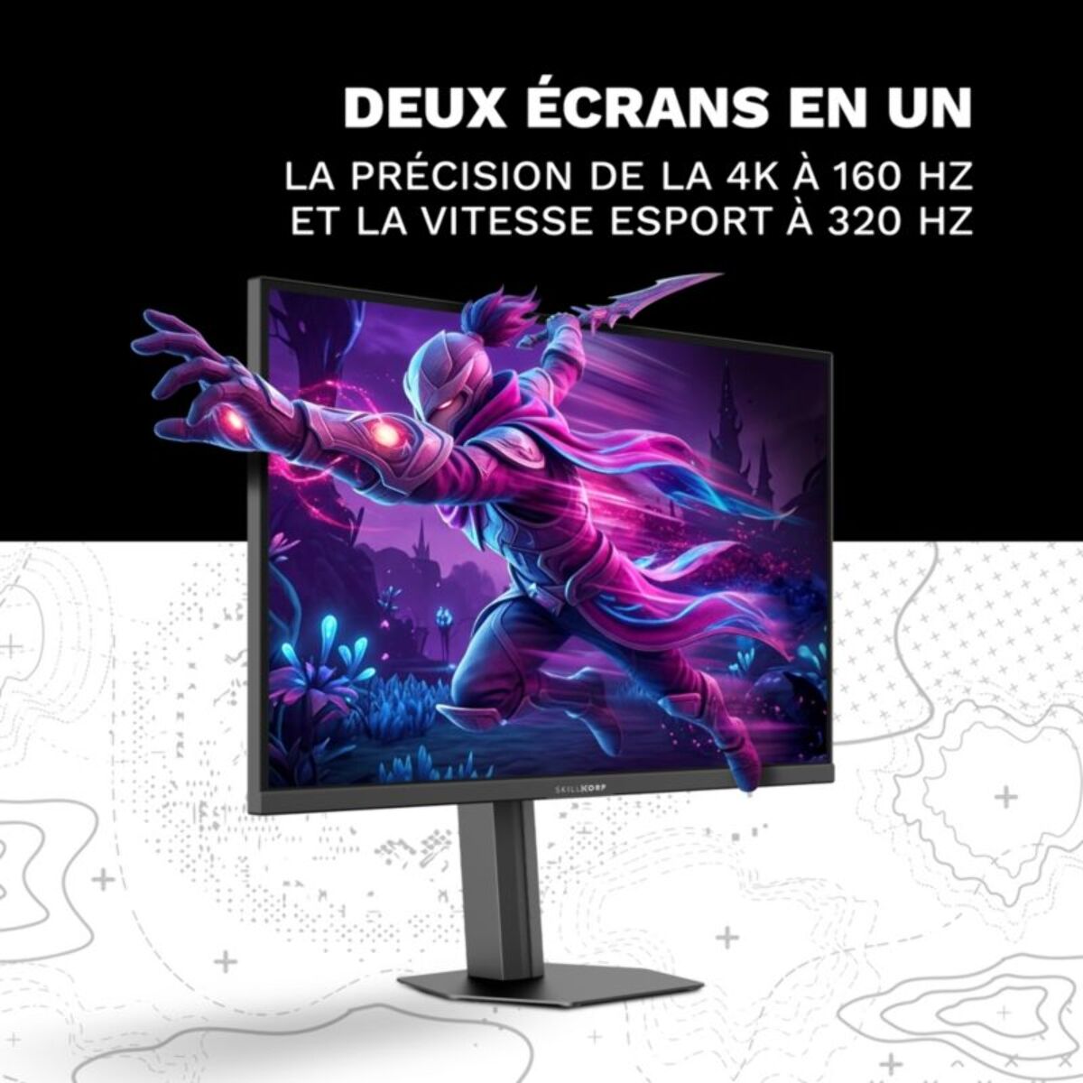 Ecran PC Gamer SKILLKORP M27 27" Fast IPS 4K 320 Hz HDR HDMI 2.1